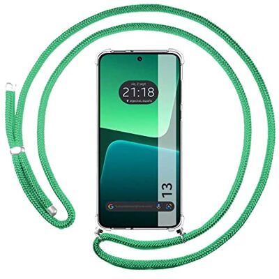 TUMUNDOSMARTPHONE Groene Xiaomi 13 5G Hoesje - Schokbestendig, met Koord TUMUNDOSMARTPHONE Groene Xiaomi 13 5G Hoesje - Schokbestendig, met Koord