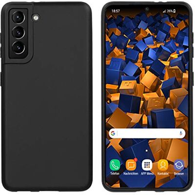 mumbi _31534 Telefoonhoes, compatibel met Samsung Galaxy S21, mobiele telefoonhoes, zwart, zwart mumbi _31534 Telefoonhoes, compatibel met Samsung Galaxy S21, mobiele telefoonhoes, zwart, zwart