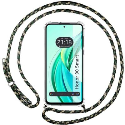 TUMUNDOSMARTPHONE Goud en Groen Schokbestendige Telefoonhoes voor Honor 90 5G TUMUNDOSMARTPHONE Goud en Groen Schokbestendige Telefoonhoes voor Honor 90 5G