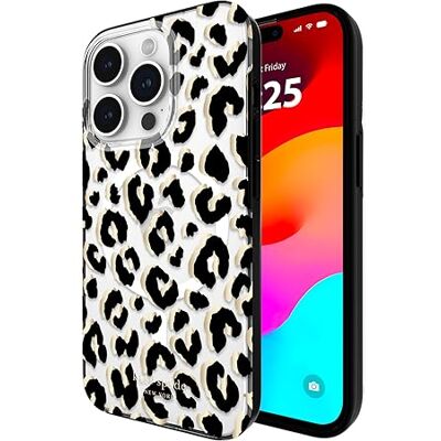 kate spade new york iPhone 15 Pro hoes, compatibel met Mag Safe City Leaopard City Leopard Black kate spade new york iPhone 15 Pro hoes, compatibel met Mag Safe City Leaopard City Leopard Black