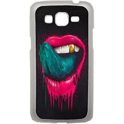 Lapinette beschermhoes harde schaal lippen mond trash Samsung Galaxy Grand 2 Lapinette beschermhoes harde schaal lippen mond trash Samsung Galaxy Grand 2