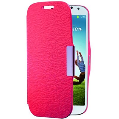 Phonix S9500BCR eco-lederen boekhoes voor Samsung i9500 Galaxy S4 rood Phonix S9500BCR eco-lederen boekhoes voor Samsung i9500 Galaxy S4 rood