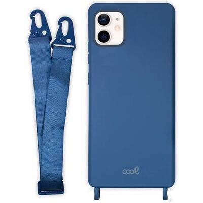 Cool beschermhoes voor iPhone 12 Mini Band blauw Cool beschermhoes voor iPhone 12 Mini Band blauw