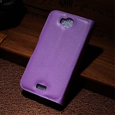 Puig LD A000266 Portemonnee Case Cover met Kaarthouder in Glad Leer voor Wiko Cink Peax/Peax 2 Paars Puig LD A000266 Portemonnee Case Cover met Kaarthouder in Glad Leer voor Wiko Cink Peax/Peax 2 Paars