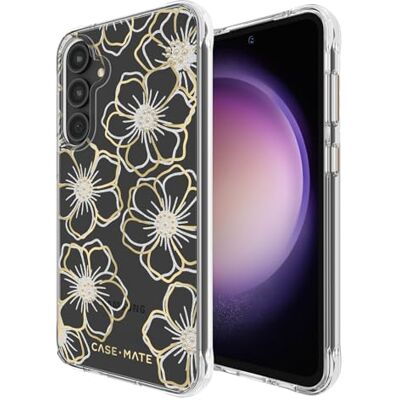 Case-Mate Floral Gems - Telefoonhoesje voor Samsung Galaxy S23 FE 5G (Goud) Case-Mate Floral Gems - Telefoonhoesje voor Samsung Galaxy S23 FE 5G (Goud)