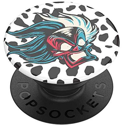 PopSockets Popgrip Uittrekbare Greep En Standaard Voor Smartphones En Tablets Met Een Verwisselbare Poptop Cruella De Vil PopSockets Popgrip Uittrekbare Greep En Standaard Voor Smartphones En Tablets Met Een Verwisselbare Poptop Cruella De Vil
