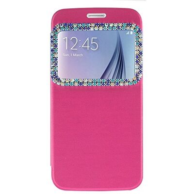 Puig LD Case A000096 beschermhoes voor Samsung Galaxy S6 G920, stof, strasssteentjes, roze Puig LD Case A000096 beschermhoes voor Samsung Galaxy S6 G920, stof, strasssteentjes, roze