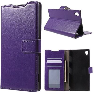 Puig LD Case A000299 opklapbare beschermhoes, leer, voor Sony Xperia Z4 Puig LD Case A000299 opklapbare beschermhoes, leer, voor Sony Xperia Z4