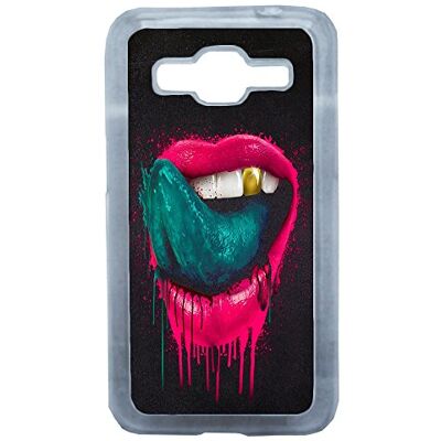 Lapinette harde schaal lippen mond trash Samsung Galaxy Core Prime Lapinette harde schaal lippen mond trash Samsung Galaxy Core Prime