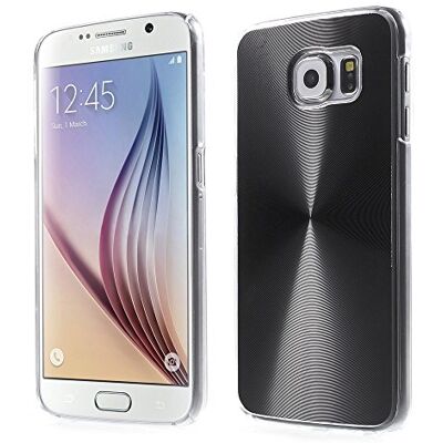 Puig LD Case A000001 beschermhoes voor Samsung Galaxy S6 G920, metaal-look, zwart Puig LD Case A000001 beschermhoes voor Samsung Galaxy S6 G920, metaal-look, zwart