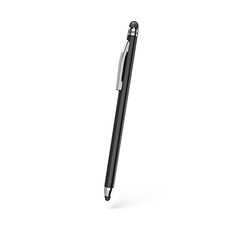 Hama Stylus Twin-Stylus voor tablets en smartphones, zwart