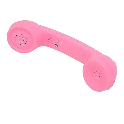 DAUZ Telefoonheadset, Retro Helder Geluid Mobiele Telefoonheadset voor Mobiele Telefoon (Roze)