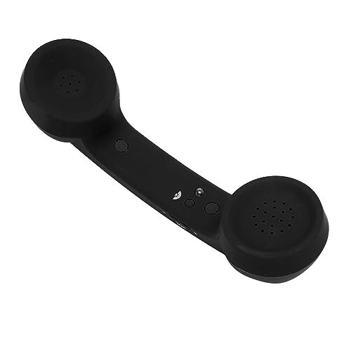 DAUZ Telefoonheadset, Retro Helder Geluid Mobiele Telefoonheadset voor Mobiele Telefoon (Zwart)