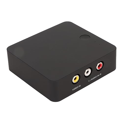 Goshyda Analoog Naar Digitaal Video-omzetter, RCA-composiet Video Naar HDMI-converter Video Audio-converteradapter, voor Het Converteren en Opnemen van Video