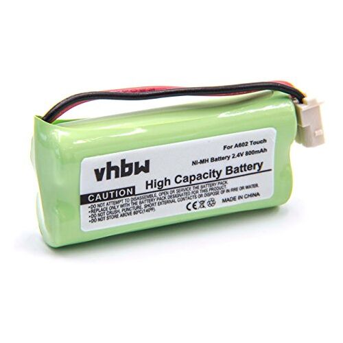 vhbw NiMH accu 800mAh (2,4V) geschikt voor babytelefoon, babymonitor V-Tech DM221, DM222