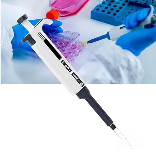 LNNLOO Micropipet Met Één Kanaal, 0,1 Μl-10 Ml/Hoge Precisie, Digitaal Verstelbaar, Capaciteitsbeschermingsvergrendeling/Vergrendelingsbereik, Met Pipetpunten,10-100ul