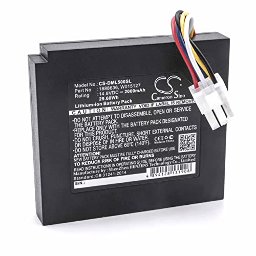 vhbw Li-Ion batterij 2000mAh (14,8V) voor printerkopieerapparaat scanner etiketprinter zoals Dymo 634169A, W015127