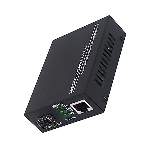 Mikikit Glasvezel Omvormer Glasvezel Media-omzetter Glasvezel Modem Glasvezelconverter Met Poe Glasvezel Naar Ethernet Converter Rj45 Foto-elektrische Convertor Gigabit Ijzer