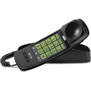 AT&T TRIMLINE 213-11 bedrade thuistelefoon met extra grote knoppen en visuele belbel. Geen wisselstroom nodig, verbeterde eenvoudige wandmontage, verlicht toetsenbord, 10 snelkiestoetsen AT&T TRIMLINE 213-11 bedrade thuistelefoon met extra grote knoppen en visuele belbel. Geen wisselstroom nodig, verbeterde eenvoudige wandmontage, verlicht toetsenbord, 10 snelkiestoetsen