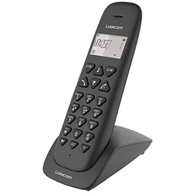 LOGICOM VEGA 155T Draadloze vaste telefoon Met antwoordapparaat Solo Analoge en Dect-telefoons Zwart LOGICOM VEGA 155T Draadloze vaste telefoon Met antwoordapparaat Solo Analoge en Dect-telefoons Zwart