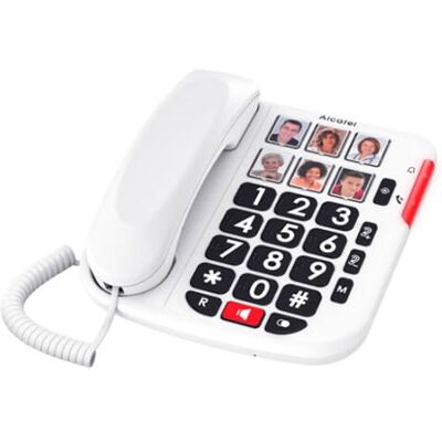 Alcatel TMAX 10+ vaste telefoon, bekabeld, senior – grote toetsen – audio boost – toetsen met foto's – handsfree – verlichte oproepweergave – luide beltoon – compatibel met hoortoestellen Alcatel TMAX 10+ vaste telefoon, bekabeld, senior – grote toetsen – audio boost – toetsen met foto's – handsfree – verlichte oproepweergave – luide beltoon – compatibel met hoortoestellen
