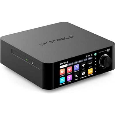 EVERSOLO Speel alles-in-één muziekstreamer met versterker 5,5-inch touchscreen, ondersteuning voor correctie van meerdere kamers en kamers, stream getijden, Qobuz, Amazon Music & More Zwart EVERSOLO Speel alles-in-één muziekstreamer met versterker 5,5-inch touchscreen, ondersteuning voor correctie van meerdere kamers en kamers, stream getijden, Qobuz, Amazon Music & More Zwart