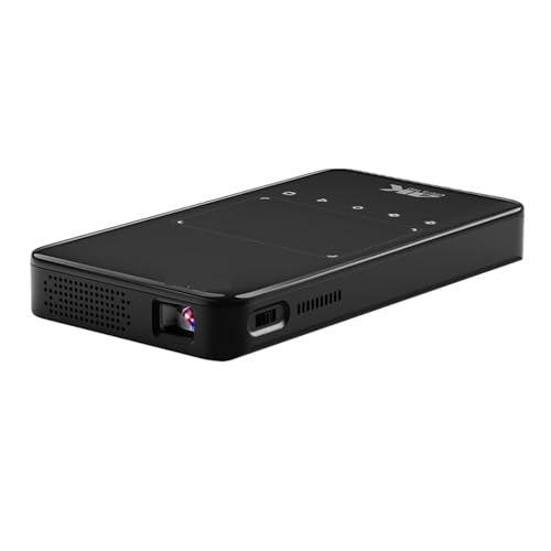 BuNiq projector Draagbare projector thuisbioscoop Full HD 1080P 4K 3D-bioscoop (Color : Black, Size : A)