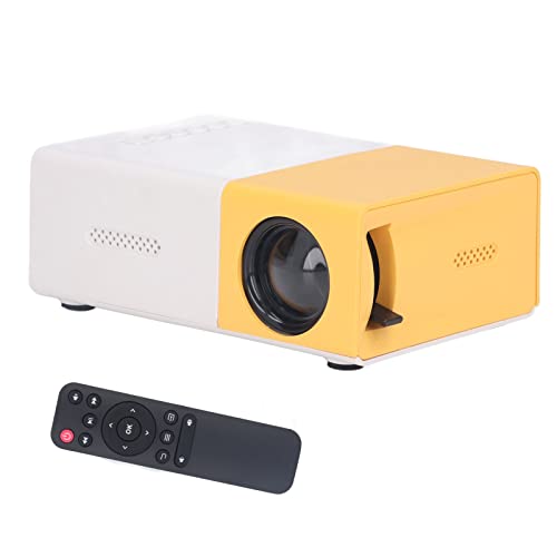 Yosoo Health Gear Mini-videoprojectoren, 1080P LED-filmprojector, Homevideoprojector Compatibel met Smartphone/tv-stick/dvd/laptop, 24 Tot 60 Inch Groot Scherm Buitenprojector 3,2 * 7,1 * 7,8 Inch (EU-stekker)