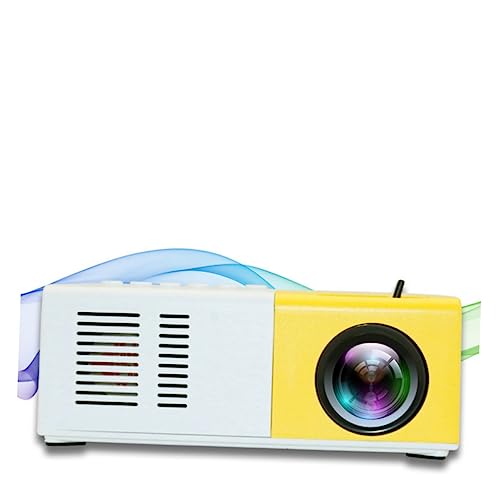 PartyKindom 1 St Mini-projectoren Draagbare Miniprojector Pico-projector Thuisprojector Mini Draagbare Projector Microprojector Projector Mini Beamer Voor Kantoor J9 Huishouden