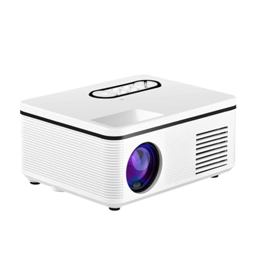 OSALADI Thuisprojector Kleine Projector Beamer Projector Buiten Pico-projector Mini-projector Projectoren Voor Buiten Buitenprojector Video Speler Pvc Video- Wit 1080p Buitenshuis