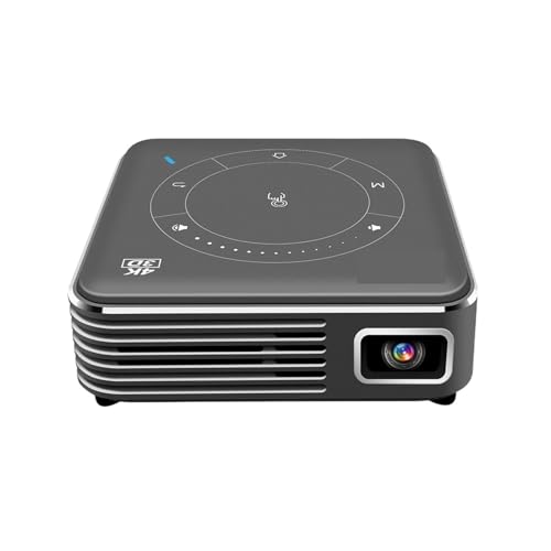 BuNiq projector 4K-projector Bluetooth 3D-thuisbioscoop (Color : 2GB16GB Gray)