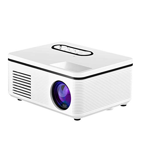 Toddmomy Thuisprojector Buitenprojector Mini-projector Kleine Projector Beamer Projector Mini Projector Buiten Projectoren Voor Buiten Huishouden 1080p Pvc Apparatuur Wit