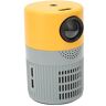 Bewinner Mini 1080P HD-projector, Draagbare Multimedia-thuisbioscoopfilmprojector, Filmprojector met Dubbele Ventilatorkoeling voor Dvd/u-schijf/settopbox/computer(EU)