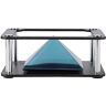 Tbest De,Handy Hologramm,Hologram Projector,Hologram Driehoek,Hologram Piramide,Proyector Holograma 3D 3D Holografische Display Stands Projector 3.5-6Inch Mobiele Smartphone Hologram (Cilindrisch)