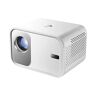 wirlsweal Filmprojector met wifi en Bluetooth, groot scherm met hoge resolutie, eenvoudige bediening, draagbare buitenfilmprojector voor thuisbioscoop, buitenfilms Wit