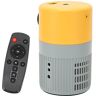 ASHATA Mini-projector, 2022 Verbeterde Draagbare HD-projector met Dubbele Ventilatorkoeling, Multimedia-thuisbioscoopfilmprojector, Buitenfilmprojector voor U-schijf Set-top Box