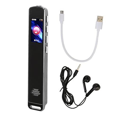 Vikye Intelligente HD-ruisonderdrukking Spraakgestuurde Recorder MP3-speler Elektrisch Boek Mini-spraakrecorder (8GB)