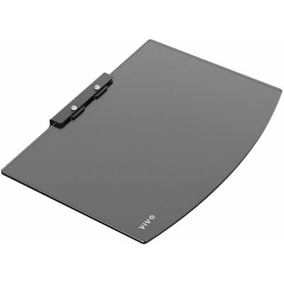 VIVO De drijvende Muur zet Aangemaakt Glasplank voor Dvd-Speler, Audio, Goksystemen, Streaming-Apparaten op VIVO De drijvende Muur zet Aangemaakt Glasplank voor Dvd-Speler, Audio, Goksystemen, Streaming-Apparaten op