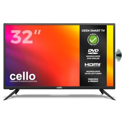 CELLO C3220FDE - 32" LED TV - HD-kwaliteit - DVB-T2 (H.265) - Zwart CELLO C3220FDE - 32" LED TV - HD-kwaliteit - DVB-T2 (H.265) - Zwart