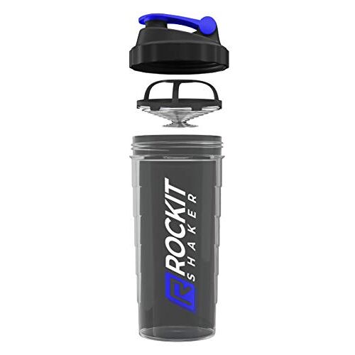 ROCKITZ RockitShaker Proteïneshaker, 1000 ml, gegarandeerd lekvrij, BPA-vrij, gepatenteerd mengsysteem, voor je fitness-eiwitshake en eiwitshaker