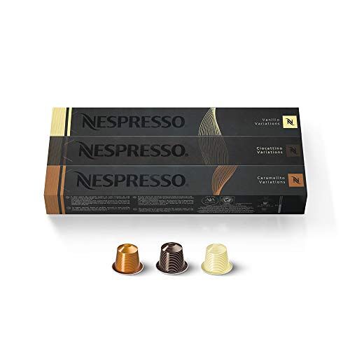 Nespresso Espresso Trio Vanilio Caramelito Ciocattino, espresso-variaties, 30 capsules