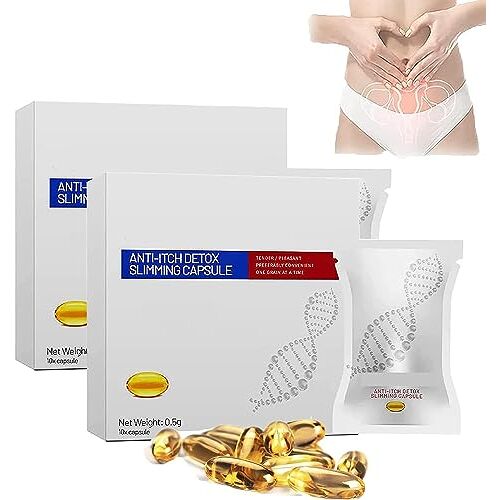 COALHO Anti-Itch Detox body sculpting Capsule, Anti-Itch Detox body sculpting Capsule Suppository, Anti-Itch Detox body sculpting Capsule, Anti-Itch Detox body sculpting (2 pieces)