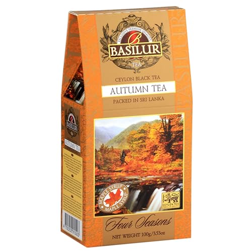 sarcia.eu BASILUR Autumn Tea Ceylon zwarte thee met saffloer- en esdoornaroma, 100 g x1