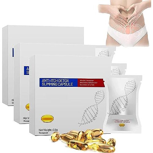 COALHO Anti-Itch Detox body sculpting Capsule, Anti-Itch Detox body sculpting Capsule Suppository, Anti-Itch Detox body sculpting Capsule, Anti-Itch Detox body sculpting (3 pieces)