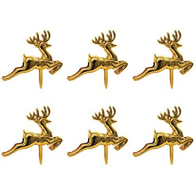 Creative F072 gouden rendier taart Topper Picks Value Pack-144 stuks Creative F072 gouden rendier taart Topper Picks Value Pack-144 stuks
