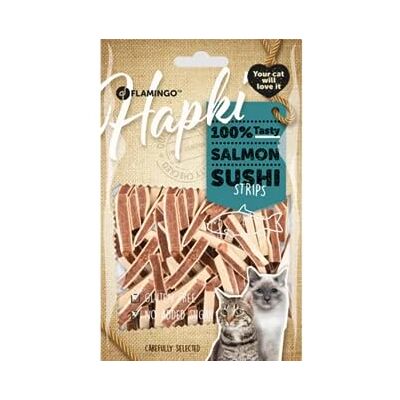 Flamingo Pet Products Zalm Sushi Snack voor Katten - 85g Glutenvrij Flamingo Pet Products Zalm Sushi Snack voor Katten - 85g Glutenvrij