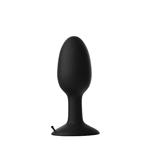 Prowler Grote Gewogen Butt Plug 120mm Tall Roll Play in Zwart Oscillerende Gewogen Butt Plug