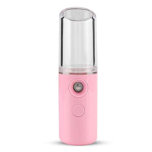 Shanrya Cool Mist Sprayer, Hydraterende Mini Mist Sprayer, Facial 25ml voor Fine Mist Handy Mist Spray 0.3Um (roze)