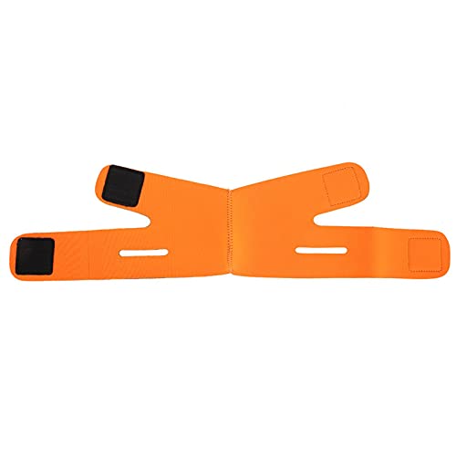 Uxsiya 1 ST Gezicht Afslanken Band Face Lift Bandage Flexibele Dubbele Kin Reducer voor V-vormig Gezicht(Oranje) Afslankproducten