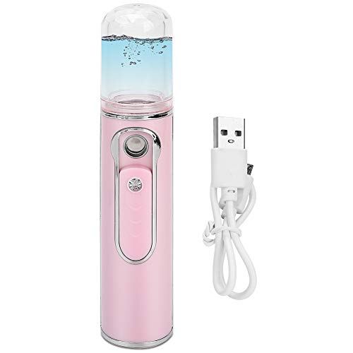 Dekaim Nano Face Mist Sprayer, USB Oplaadbaar, Hydraterende, Hydraterende Gezichtsbevochtiger Roze